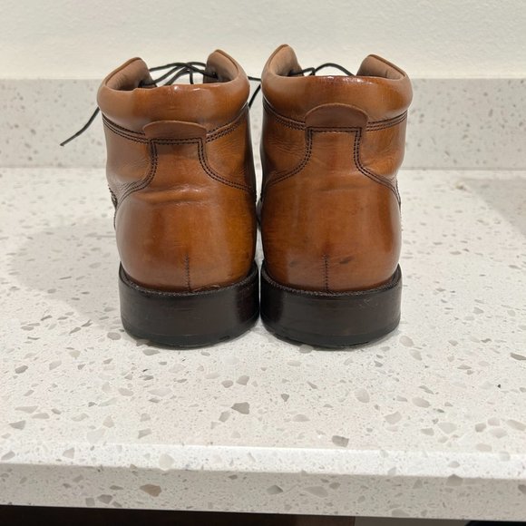 Johnson & Murphy Signature Series Brown Ankle Boots - Picture 5 of 6